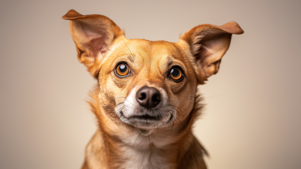 Pes komunikující řečí těla - postoj a výraz