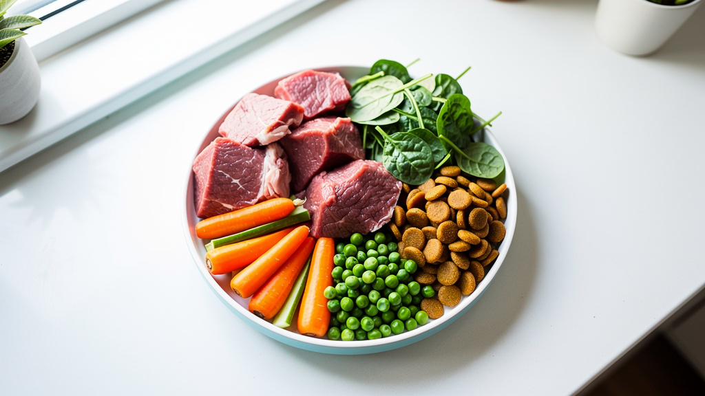 Zdravá výživa psa - miska s kvalitním krmivem